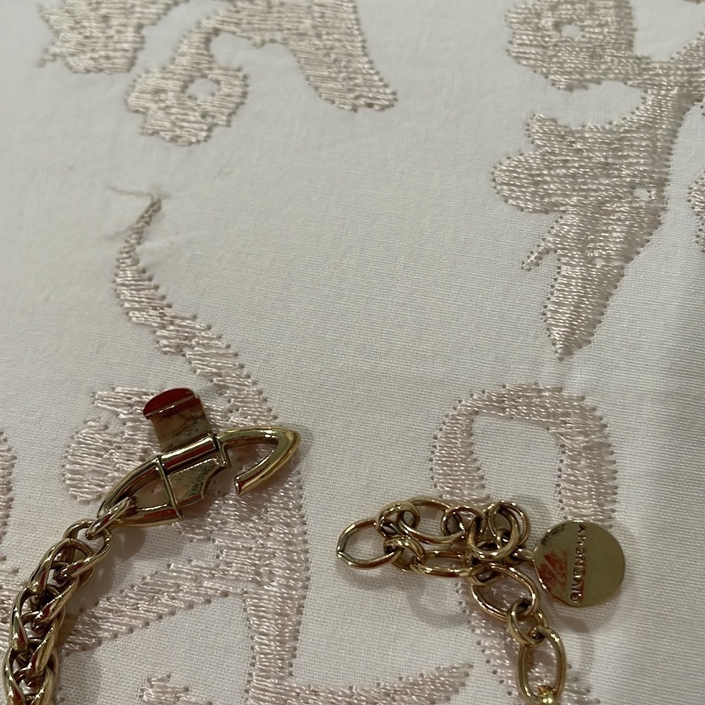 Stunning Givenchy Vintage Faux Pearl & Amber Crystals Necklace—Like New!! - Picture 8 of 10